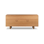 Buffet marron moderne en bois avec rangement pour salle à manger ou entrée