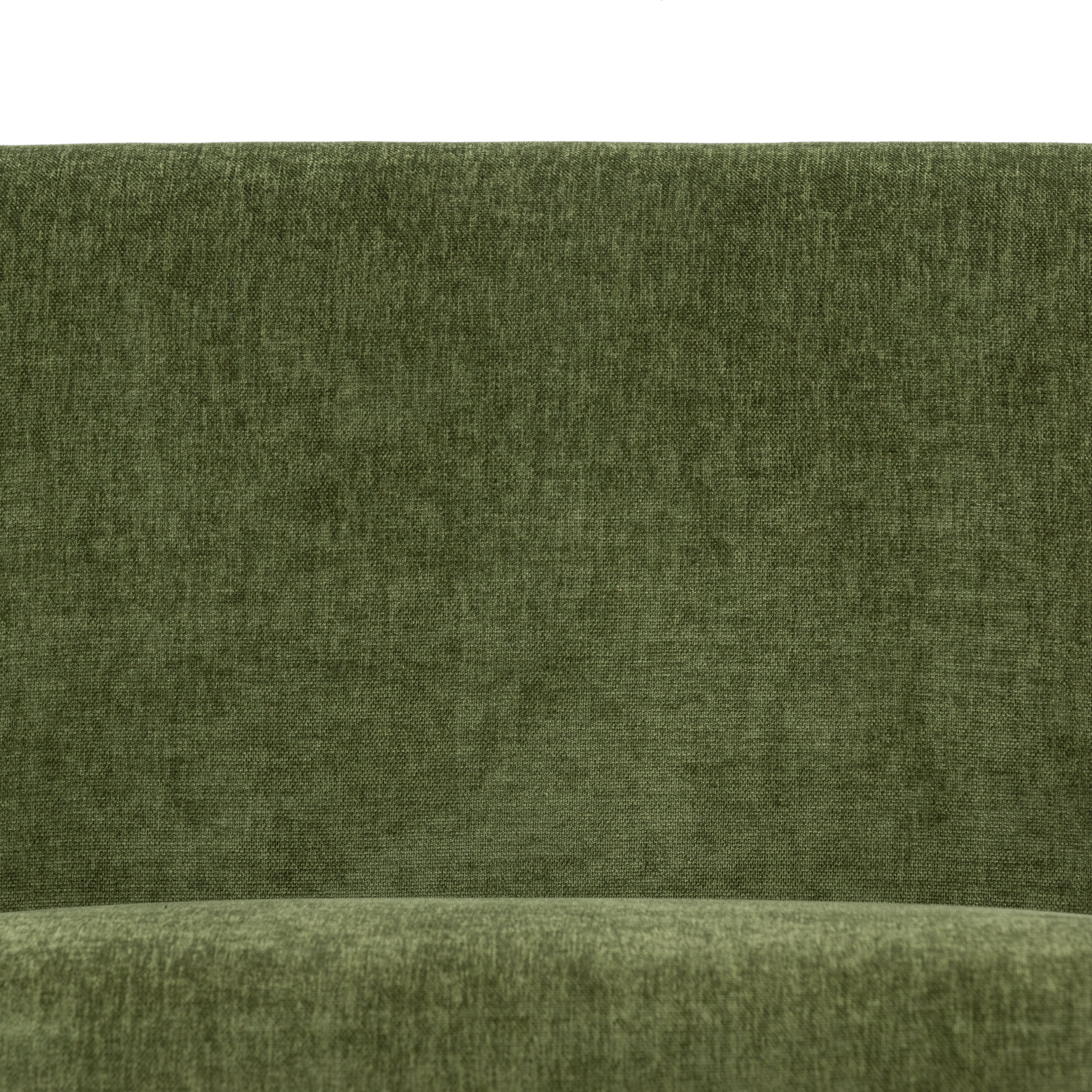 Modern Distressed Green Fabric Lounge Chair with Kiln-Dried Wood Frame