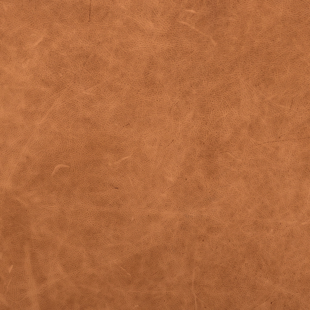 Modern Cognac Tan Leather Lounge Chair for Living Room