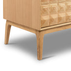 Buffet en chêne style Mid-Century Modern pour salle à manger ou entrée