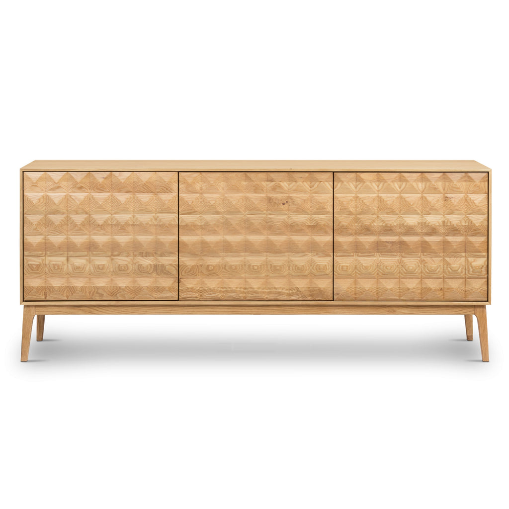 Mid-Century Modern Oak Oak Wood Sideboard for Dining Room or Entryway
