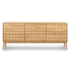 Buffet en chêne style Mid-Century Modern pour salle à manger ou entrée