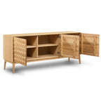 Buffet en chêne style Mid-Century Modern pour salle à manger ou entrée