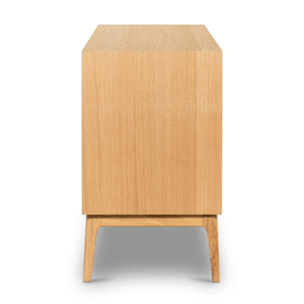 Mid-Century Modern Oak Oak Wood Sideboard for Dining Room or Entryway