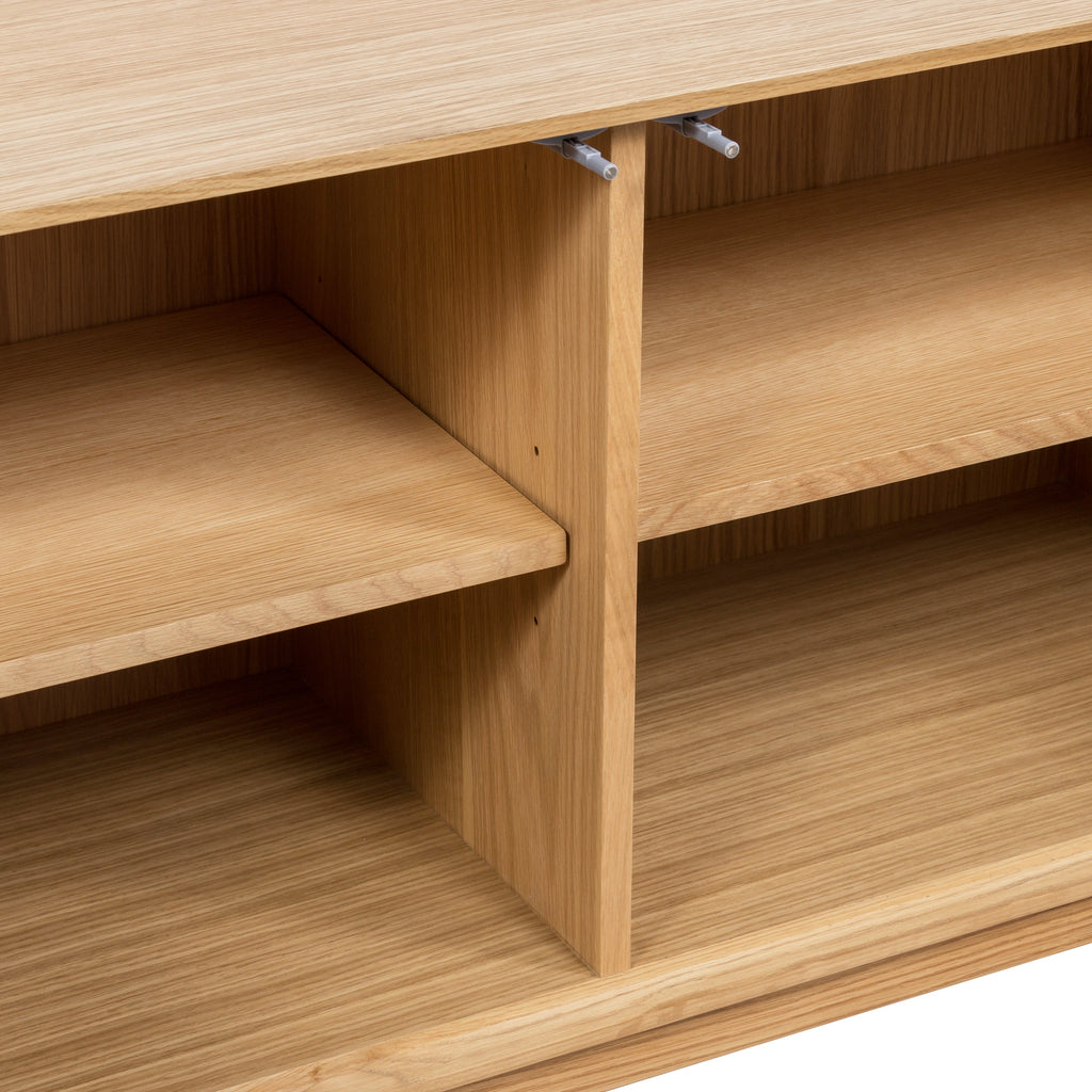 Mid-Century Modern Oak Oak Wood Sideboard for Dining Room or Entryway