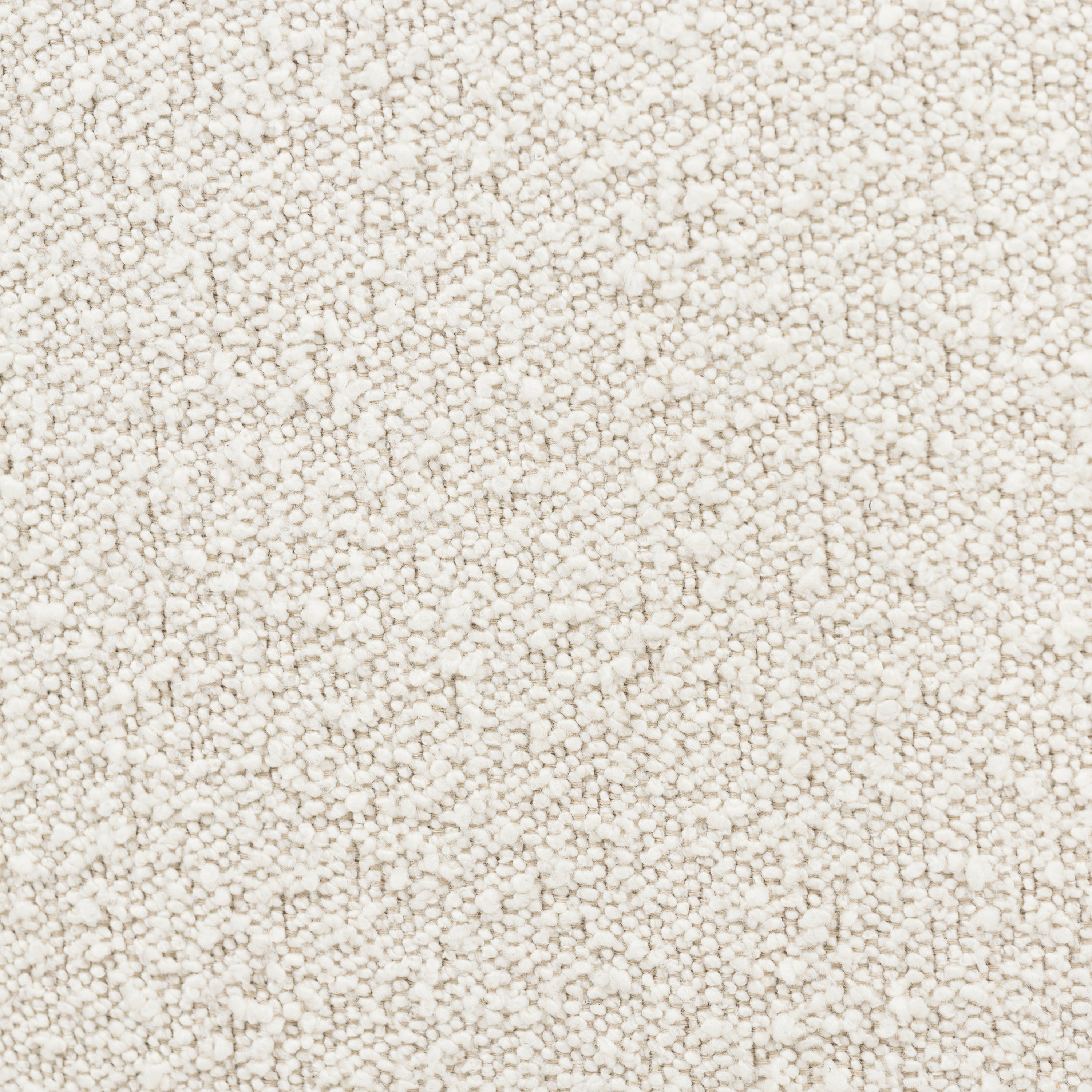 Modern Crema White Boucle Swivel Lounge Chair with Swivel Base