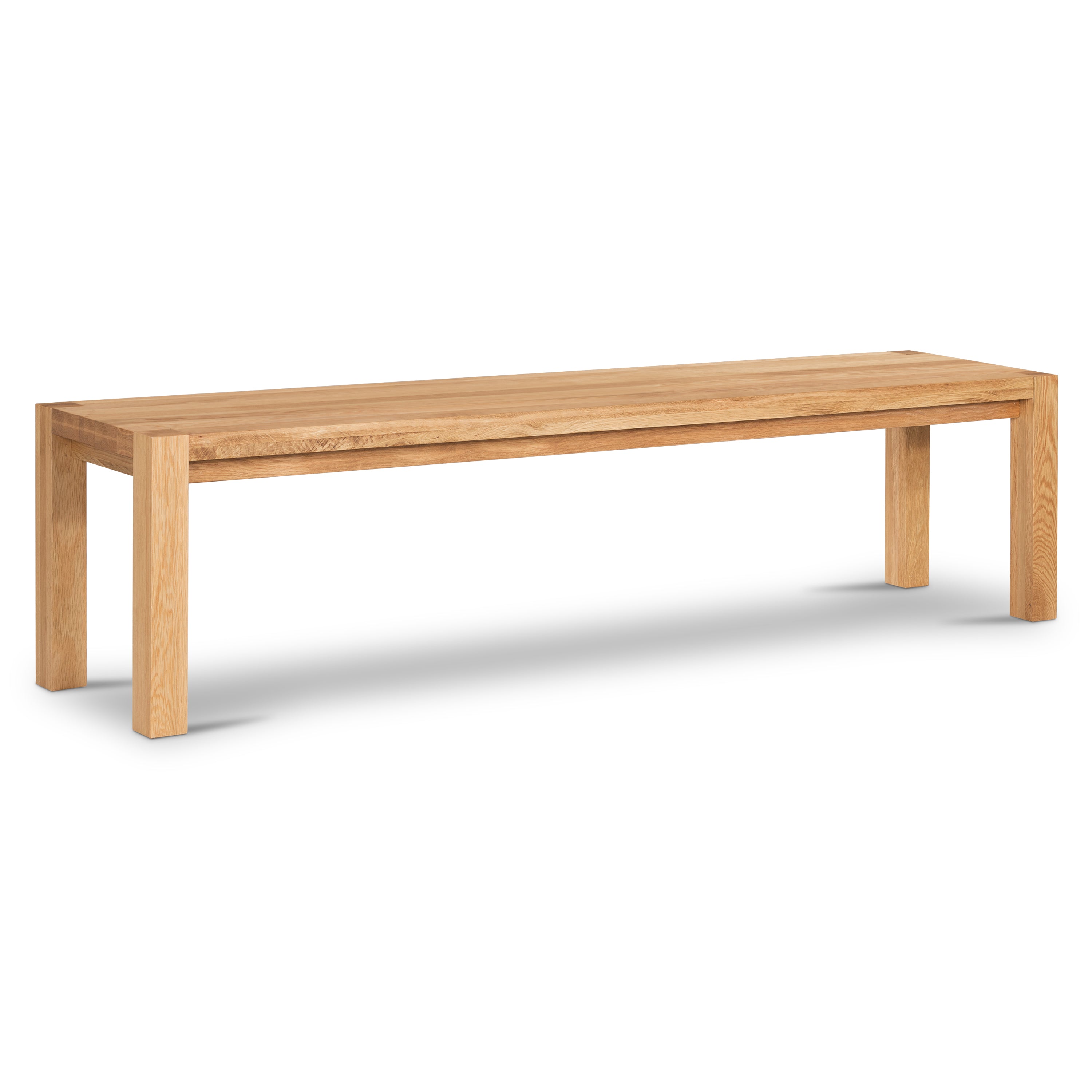 Modern Oak Oak Wood Bench for Dining Room