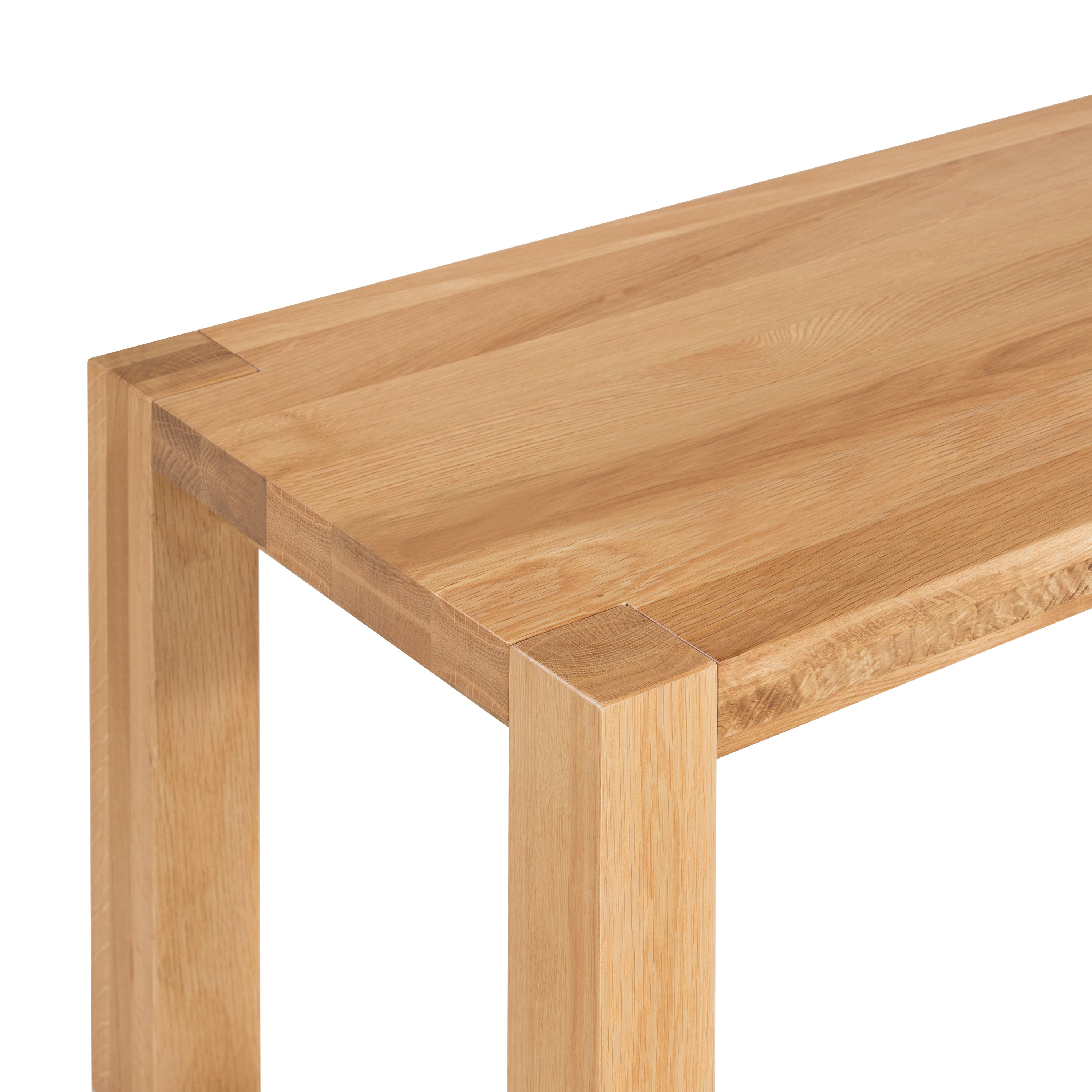 Modern Oak Oak Wood Bench for Dining Room