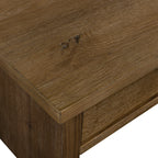 Table basse en bois de chêne Drift moderne pour salon