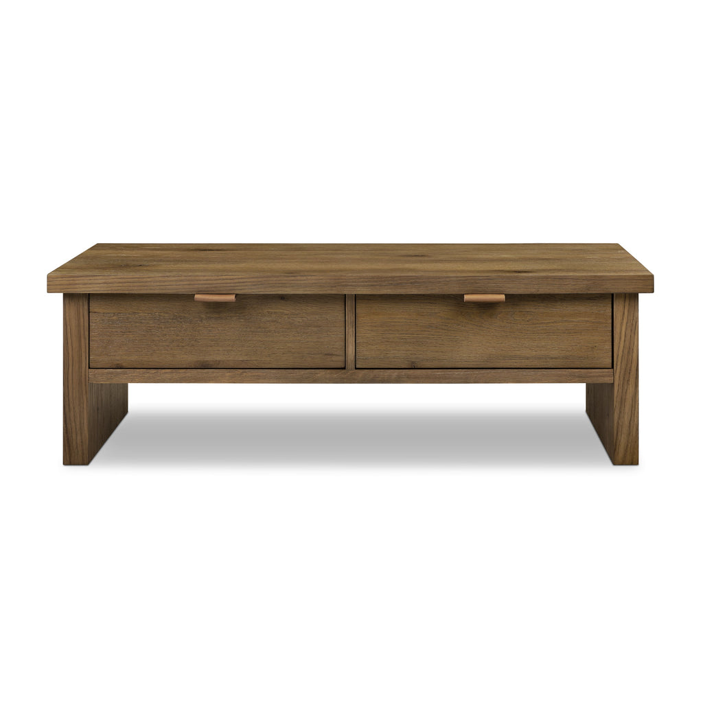 Modern Drift Oak Oak Wood Coffee Table for Living Room
