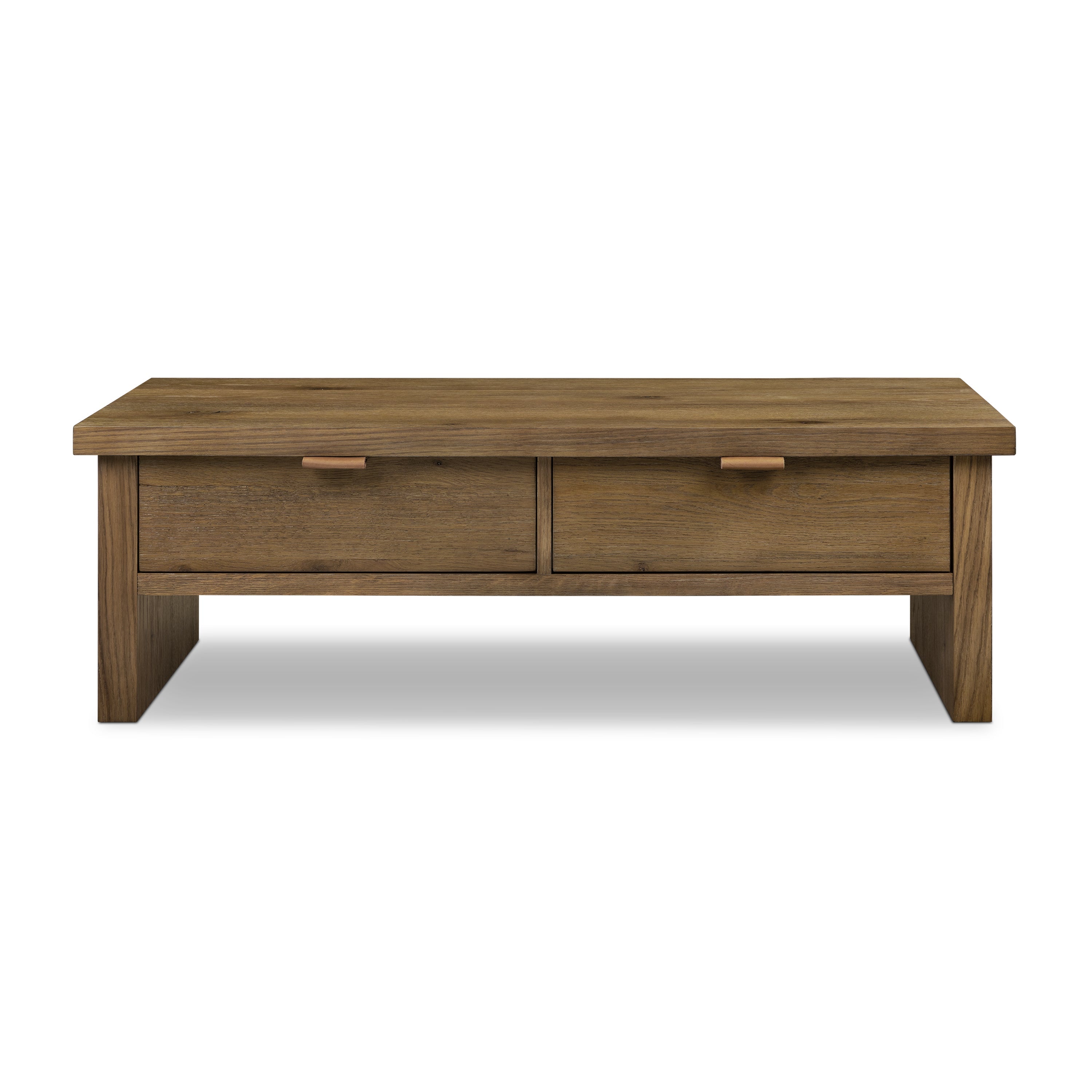 Modern Drift Oak Oak Wood Coffee Table for Living Room