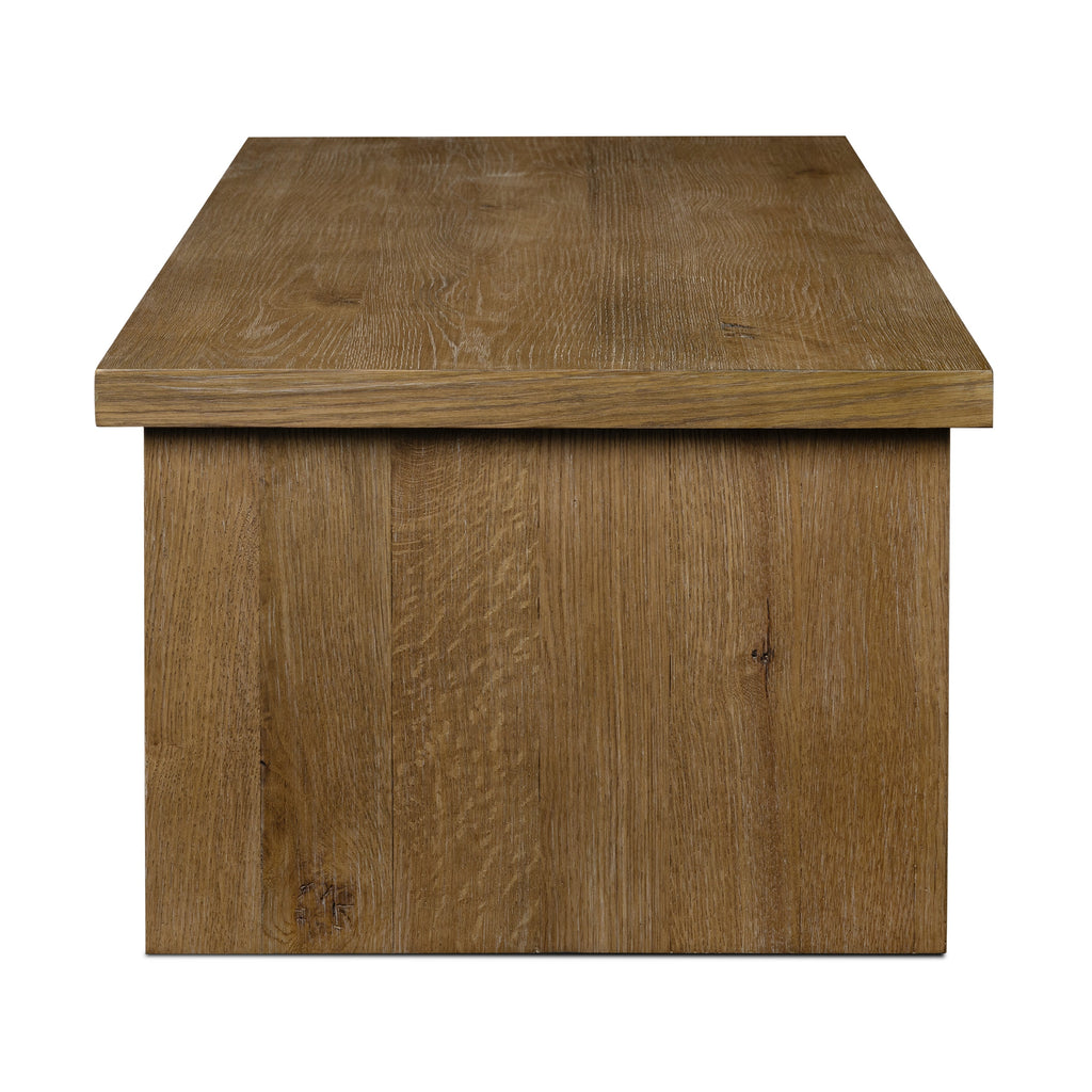 Modern Drift Oak Oak Wood Coffee Table for Living Room