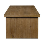 Table basse en bois de chêne Drift moderne pour salon