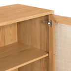 Bahut moderne en bois de chêne pour salle à manger ou entrée