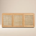 Modern Oak Oak Wood Sideboard for Dining Room or Entryway
