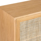 Bahut moderne en bois de chêne pour salle à manger ou entrée