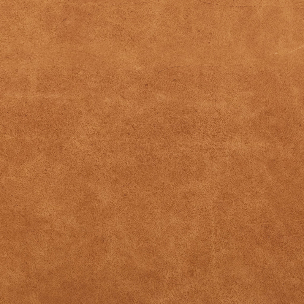 Modern Classic Cognac Tan Leather Lounge Chair with Solid Oak Frame