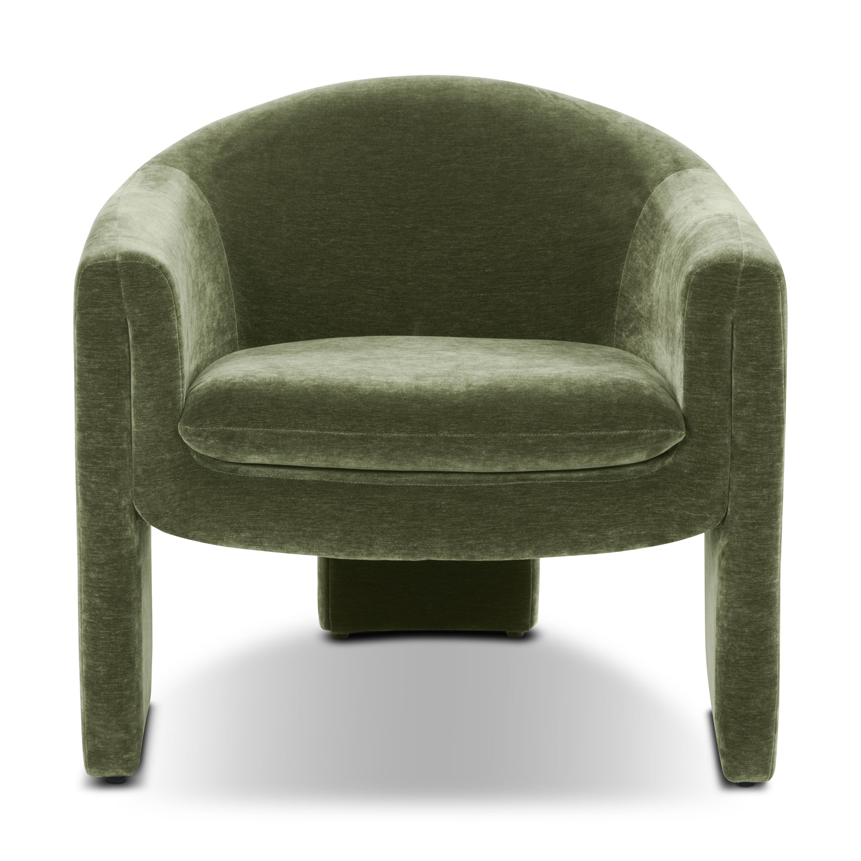Modern Sagano Green Lounge Chair for Living Room