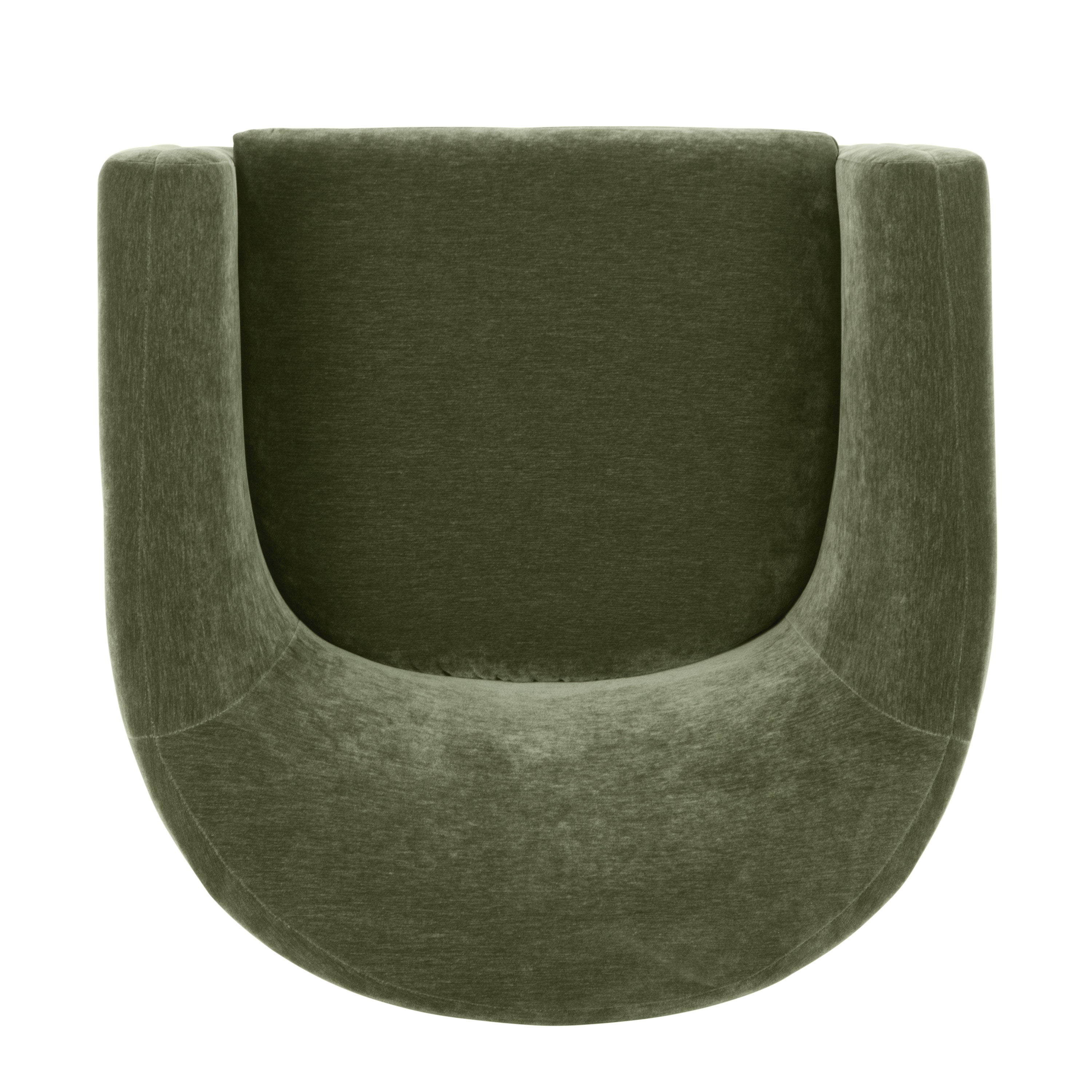 Modern Sagano Green Lounge Chair for Living Room