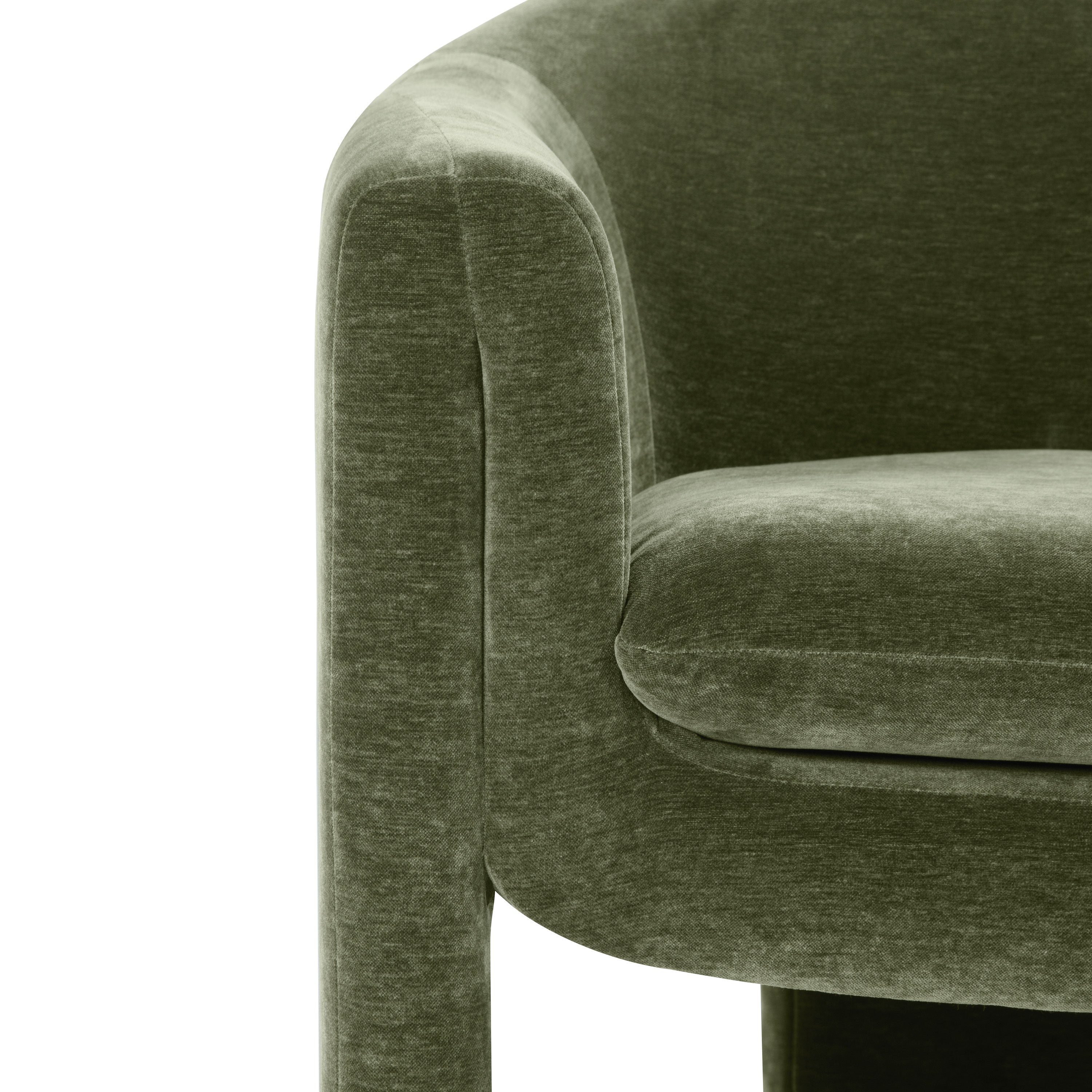 Modern Sagano Green Lounge Chair for Living Room