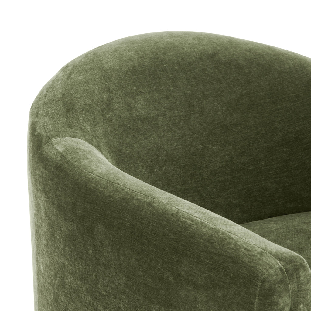 Modern Sagano Green Lounge Chair for Living Room