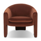 Chaise longue moderne Shadow Rust pour salon