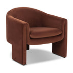 Chaise longue moderne Shadow Rust pour salon
