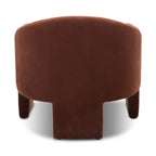 Chaise longue moderne Shadow Rust pour salon