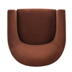 Chaise longue moderne Shadow Rust pour salon