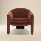 Chaise longue moderne Shadow Rust pour salon