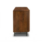 Enfilade moderne en noyer américain avec rangements