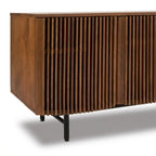 Enfilade moderne en noyer américain avec rangements
