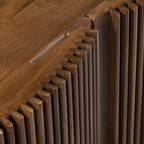 Enfilade moderne en noyer américain avec rangements