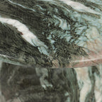 Table d'appoint moderne en marbre vert avec conception résistante aux intempéries