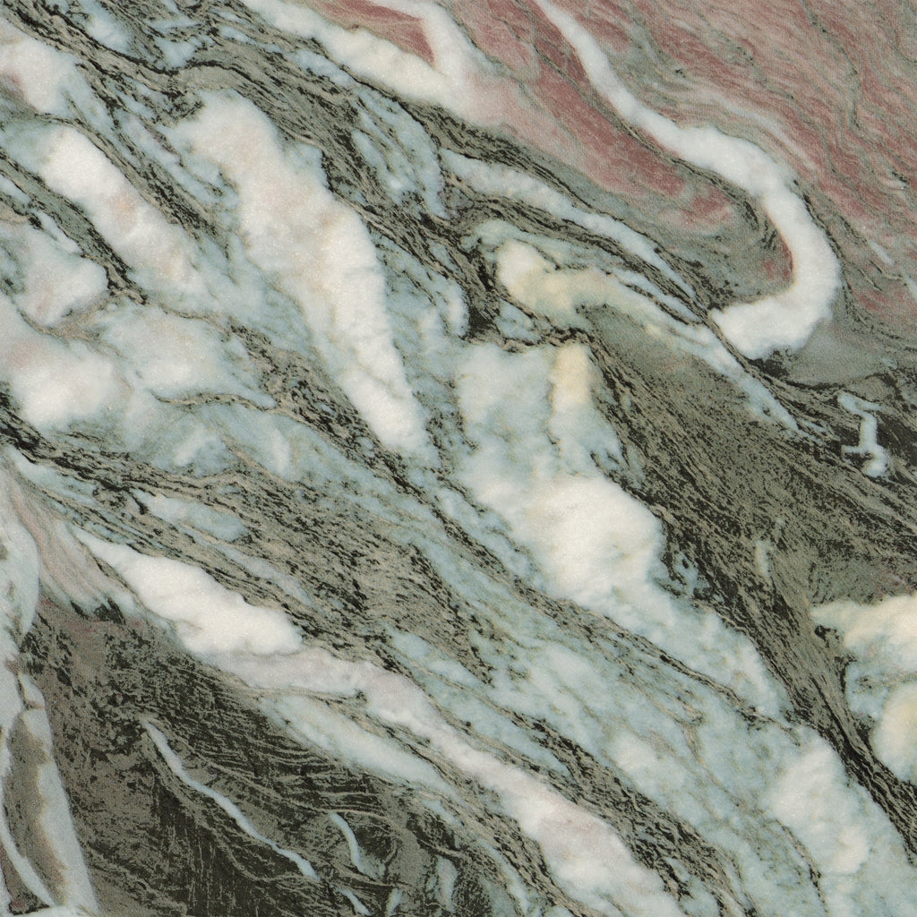 Modern Green Marble Marble End Table with Weather-Resistant Build