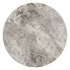 Table d'appoint moderne en marbre gris avec fabrication résistante aux intempéries