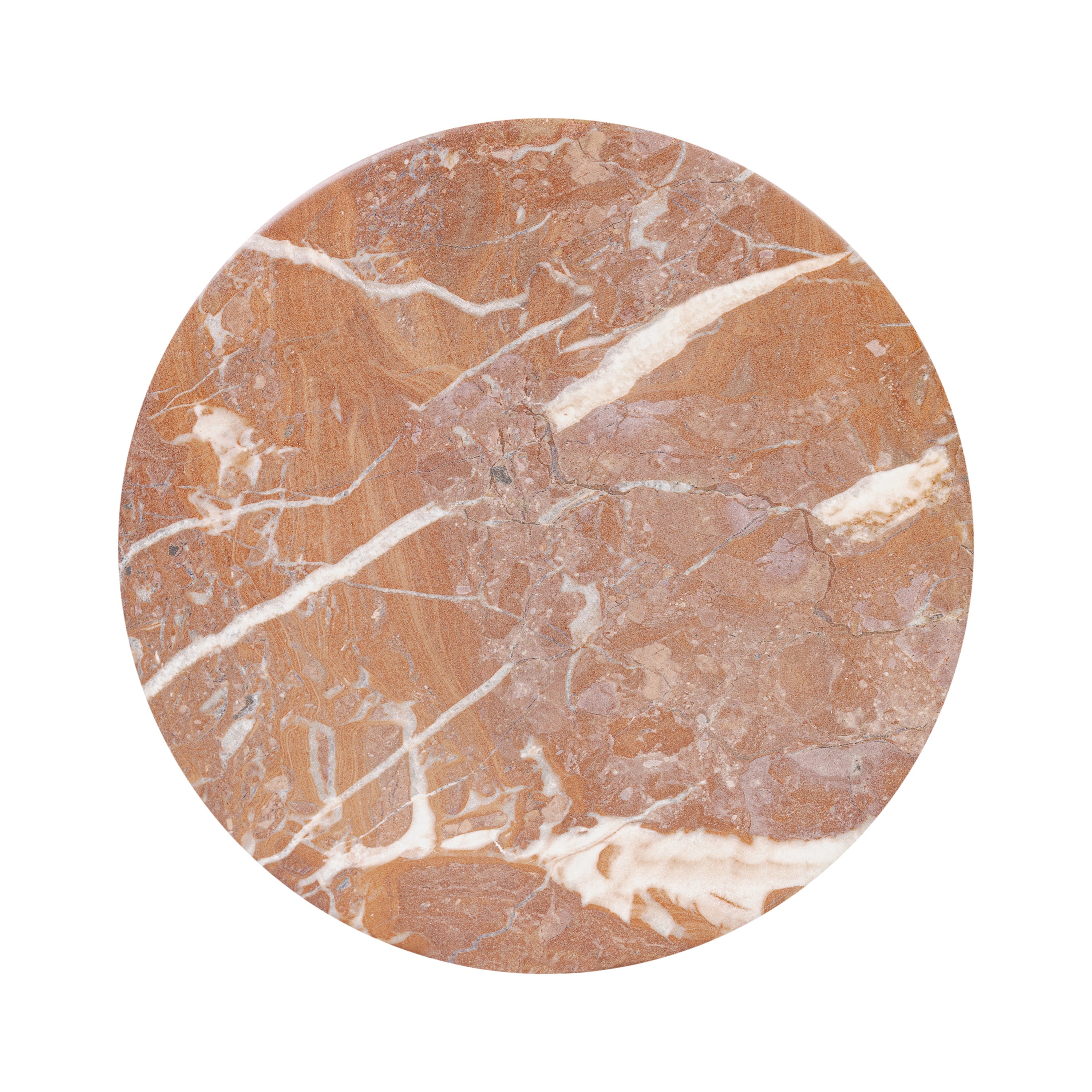 Modern Jasper Red End Table with Weather-Resistant Build