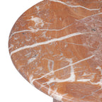 Table d'appoint moderne Jasper rouge à l'épreuve des intempéries
