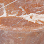 Table d'appoint moderne Jasper rouge à l'épreuve des intempéries