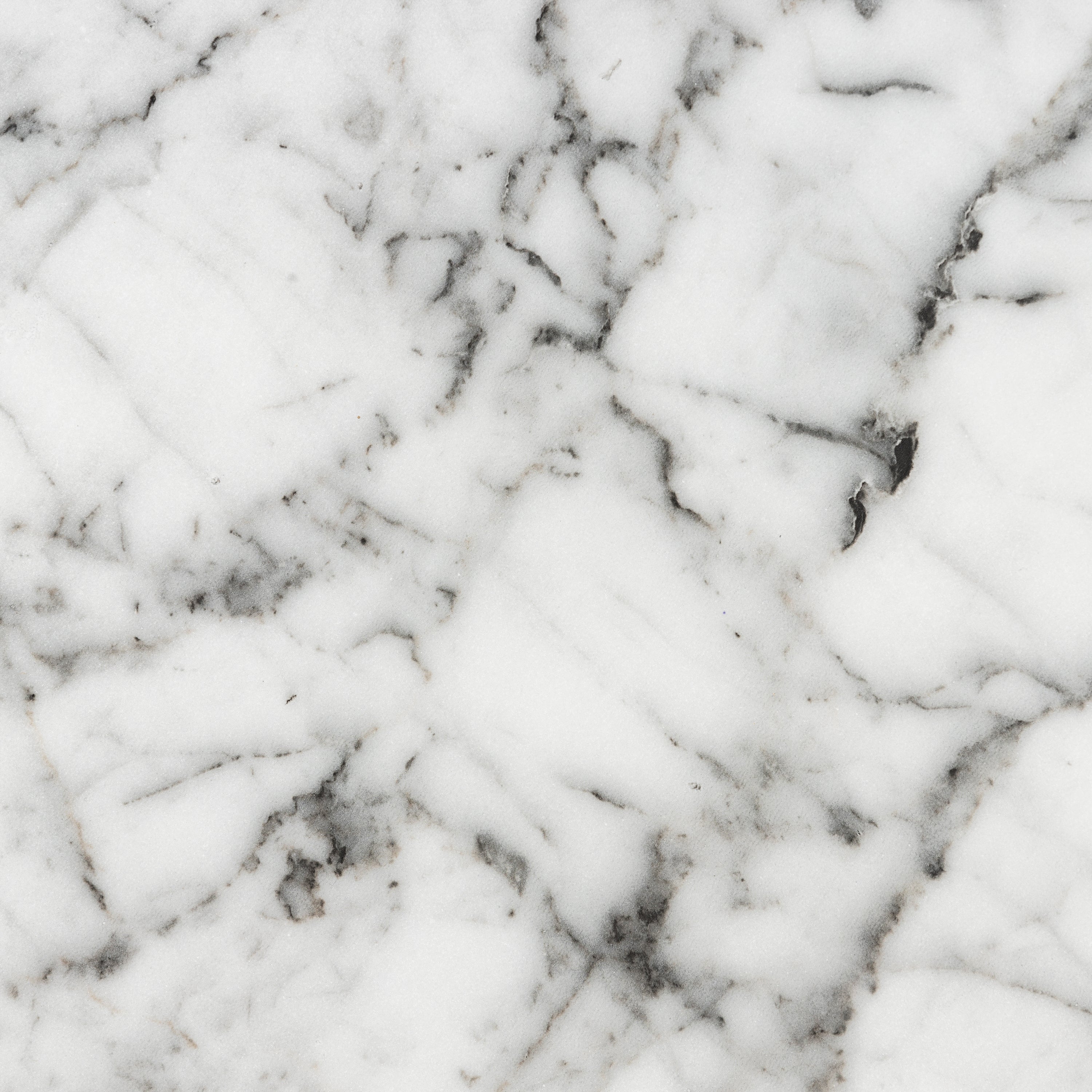 Modern White Marble Marble End Table with Weather-Resistant Build