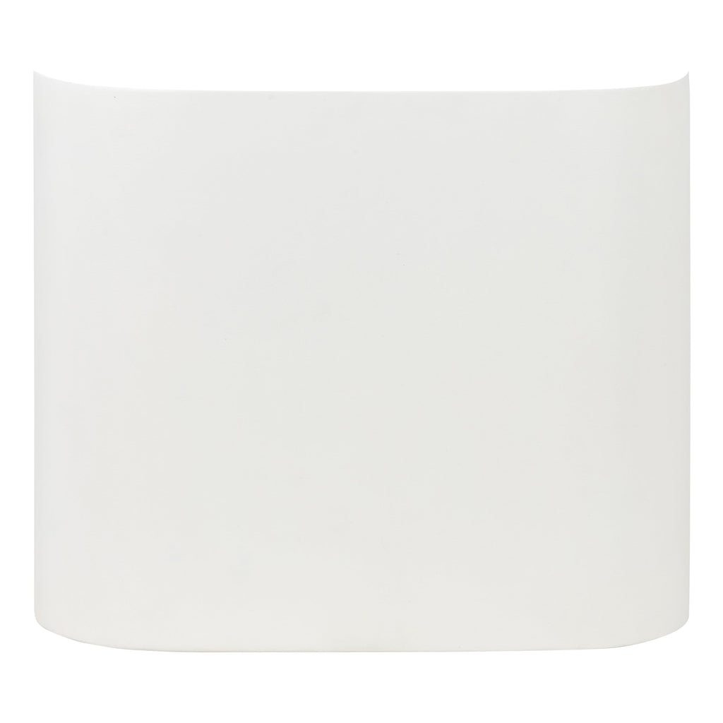 Modern Ivory Concrete Concrete Side Table with Weather-Resistant Build