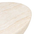 Table basse en travertin moderne avec conception résistante aux intempéries