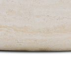 Table basse en travertin moderne avec conception résistante aux intempéries