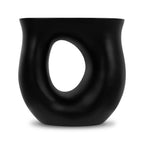 Table d'appoint noire contemporaine avec construction résistante aux intempéries