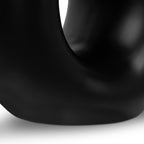 Table d'appoint noire contemporaine avec construction résistante aux intempéries