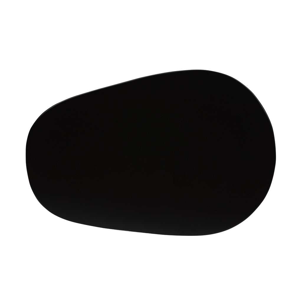 Contemporary Black Side Table with Weather-Resistant Build