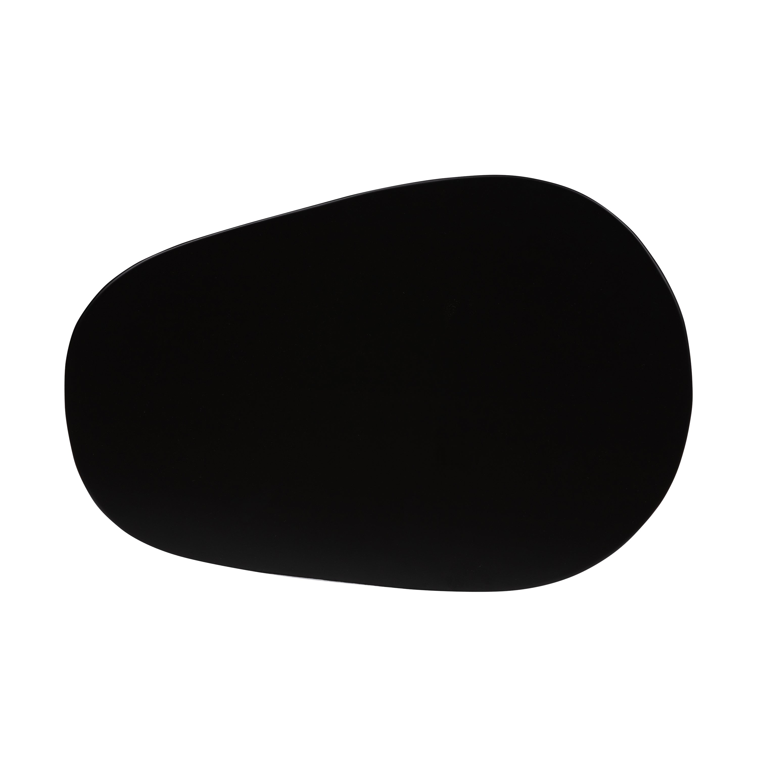 Contemporary Black Side Table with Weather-Resistant Build