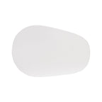 Table d'appoint blanche contemporaine avec construction résistante aux intempéries