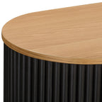 Buffet moderne noir avec rangement pour salle à manger ou entrée