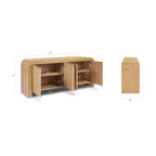Bahut moderne naturel pour salle à manger ou entrée